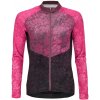 Dámsky cyklistický dres s dlhým rukávom Klimatex, MOONA ružová,čierna,mix M