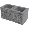 DITON Plotová tvárnica s fazetou A jednostranná prírodná 38,5 x 19 x 19 cm