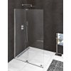 POLYSAN MODULAR SHOWER MS5 120cm sprchová stena s výsuvným panelom, profil chróm, sklo číre, MS5-120