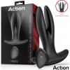 Action Pinsy Expandable Anal Plug with Remote Control Black
