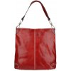 NovaKabelka.sk Ginevra Rossa kožená talianska kabelka červená