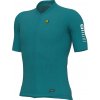 ALÉ Cycling Clothing ALÉ R-EV1 Silver Cooling, Turquoise Veľkosť: L Pánsky cyklistický dres s krátkym rukávom