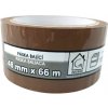 Mako Páska lepící balící hnědá 48 mm x 66 m
