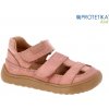 Protetika - barefoot polootvorené topánky DIZY pink-v ext. sklade