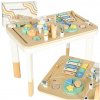 Ikonka Montessori interaktívny stolík Lulilo - pastelovo-tyrkysový