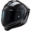 ALPINESTARS prilba SUPERTECH R-10 SOLID lesklý karbón/matný karbón 2024 - 2XL (obvod 63 - 64 cm)