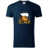 Beer polliter plný - Tričko z organickej bavlny - 2XL ( Tmavomodrá (veľmi tmavá - skoro čierna) )