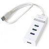 Platinet USB HUB 4xUSB 3.0 port 50 cm PL0217 + záruka 3 roky zadarmo