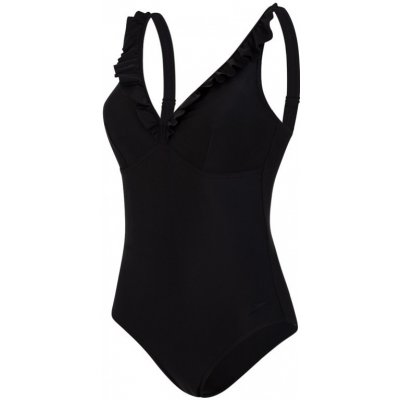 Speedo Ruffle 1 Piece Black