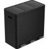 Siguro Odpadkový kôš SmartSort čierny, 3 nádoby na triedený odpad, 3 x 20 l