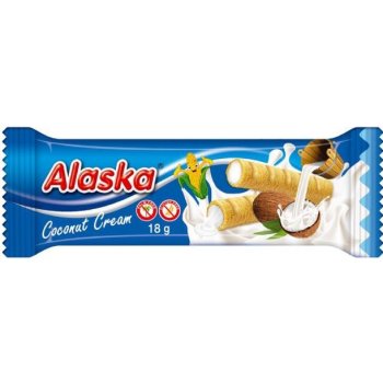 Alaska Trubičky plnené kokosovým krémom 18 g