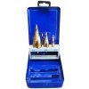 STREND PRO SS422/Sada vrták, 4-12, 4-20, 4-32 mm, TiN, HSS 4241, stupňovitý, špirálový do kovu
