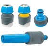 Sada zavlažovacia AQUACRAFT® 550390, SoftTouch, záhradná, na hadicu, STOP spojka, adaptér, dýza