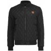 Pánska bunda Urban Classics Diamond Quilt Nylon - čierna 4XL