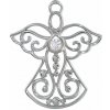 INFINITYSILVER Strieborný prívesok anjel so zirkónom L4461082