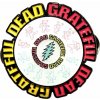 Grateful Dead Spinning Emblem Odznak 35 mm