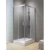 New Trendy K-0473 NEW VARIA štvorcový dvojdverový sprchový kút 90 x 90 cm 90 x 90 cm chróm