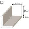 Rohová lišta R5 21 x 21 x 1000 mm smrek