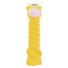 Kravička s latexovým lanom a chrópacím zvukom 15 cm, latex, HipHop