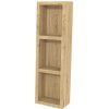 Mereo Aira, kúpeľňová skrinka 20 cm, horná, policová, Multidecor, Dub San remo sand CN796SDSAN
