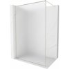 Mexen Kioto-F, sprchová zástena s rámom 90 x 202 cm, 8 mm sklo námraza, oceľový profil, 800-090-104-97-30