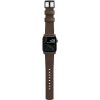 Nomad Leather Strap pre Apple Watch Series 1/2/3/4 42/44 mm, Hnedá/čierna NM1A4RBM00