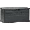 Záhradný plastový box WOODYS 280 L, grafitový