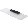 Nimco Maya čierna Polica do kúpeľne a sprchy 40 cm – kov sklo MAC-29091B-40-90