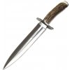 Muela VIKINGO-23A lovecký nôž - dýka 23 cm, jelení paroh, kožené puzdro