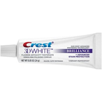 Procter & Gamble Vzorka bieliacej zubnej pasty Crest 3D White BRILLIANCE 24  g od 6,9 € - Heureka.sk