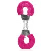 OUCH! Furry Metal Hand Cuffs