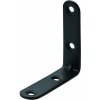 Hettich Uhlový profil pre stoličky, čierny, 60 x 15 x 60 x 2 mm