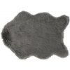 Tempo Kondela Umelá kožušina, sivá, 60x90, EBONY TYP 5