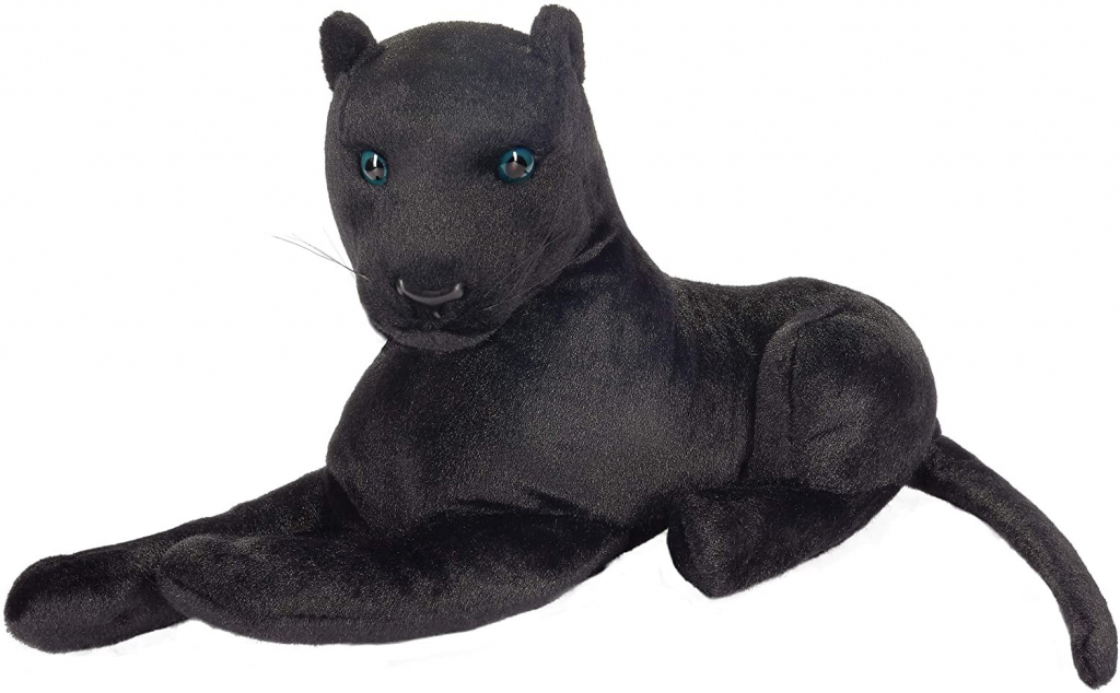 Brubaker Panther Soft Toy ležiaci Soft Toy Veľká mačka čierna 45 cm