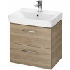Cersanit Mille Slim, súprava závesnej skrinky a umývadla 505x380x515 mm, orech, S801-322-DSM