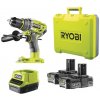 aku 18 V bezuhlíková příklepová vrtačka + 2x 2Ah baterie + nabíječka ONE+ Ryobi R18PD7-220B