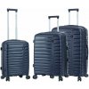 Cestovné kufre set 3ks Madisson Linea EXP S, M, L 211 L modrá