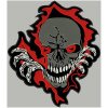 Nášivka Lebka red eyes