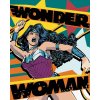 Zuty – Wonder Woman kričí plagát, 40×50 cm, vypnuté plátno na rám 8596530191698