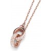 Oliver Weber Prívesok s krištáľmi Swarovski Couple Rosegold 11613RG