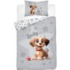 Bambusové obliečky do postieľky Roztomilý psík 100x135/40x60