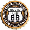 Ceduľa vrchnák Route Us 66 35x35cm