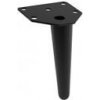 GTV ANCHOR nábytková noha, H=120 mm, ocel, matná černá