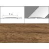 Prechodové lišty A72 - SAMOLEPIACE šírka 10 x výška 0,62 x dĺžka 100 cm - merbau