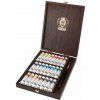 Horadam akvarelové farby v drevenom boxe Schmincke 24x15 ml