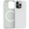 ER POWER Silikónový kryt CARNEVAL SNAP pre iPhone 14 Pro s MagSafe - biela ERCSIP14PMGLQ-WH