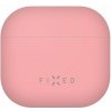 Ultratenké silikonové pouzdro FIXED Silky pro Apple AirPods 4, růžové FIXSIL-1473-PI