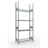 Regál na pneumatiky SCHULTE, základné pole, 4 úrovne, šírka police 1150 mm, 1210x 436x2750 mm
