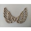 Drevené anjelské krídla 10 cm x 6,7 cm
