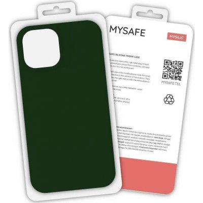 Púzdro MySafe Silicone Case iPhone 13 Pro Max Dark zelené